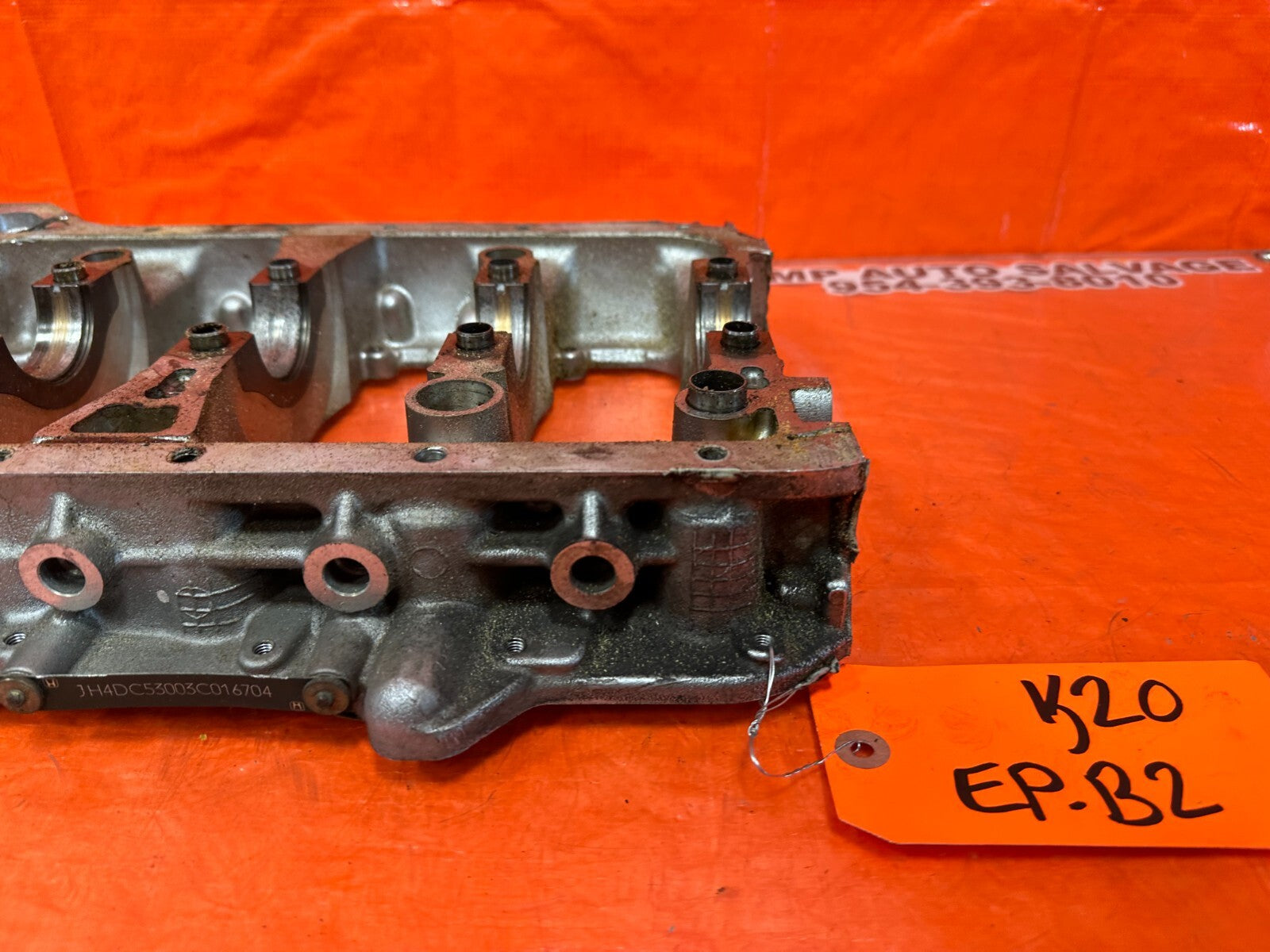 02 06 ACURA RSX TYPE S K20A2 ENGINE MOTOR BLOCK CRANKSHAFT GIRDLE   OEM FACTORY2