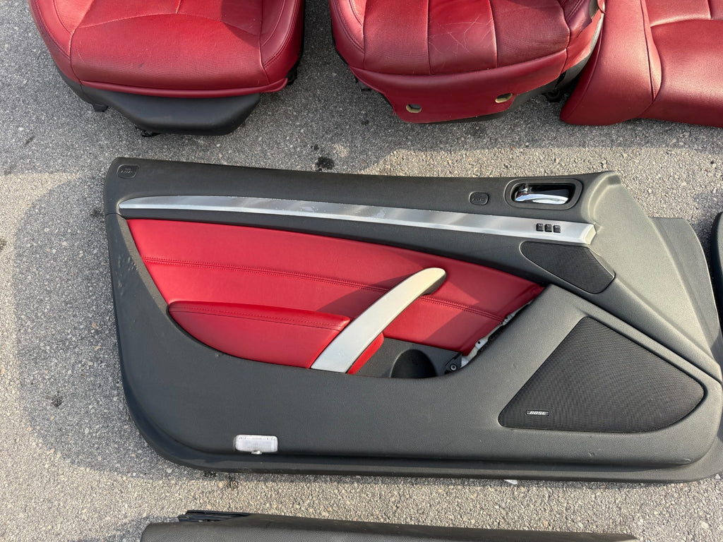 INFINITI G37 Q60 CONVERTIBLE IPL EDITION FRONT SEATS REAR SEATS DOOR PANELS OEM18