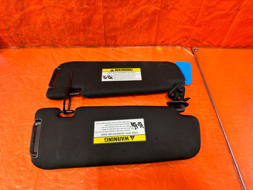 13-16 HYUNDAI GENESIS COUPE 3.8L - LEFT AND RIGHT SUN VISORS PAIR SET - OEM #3187