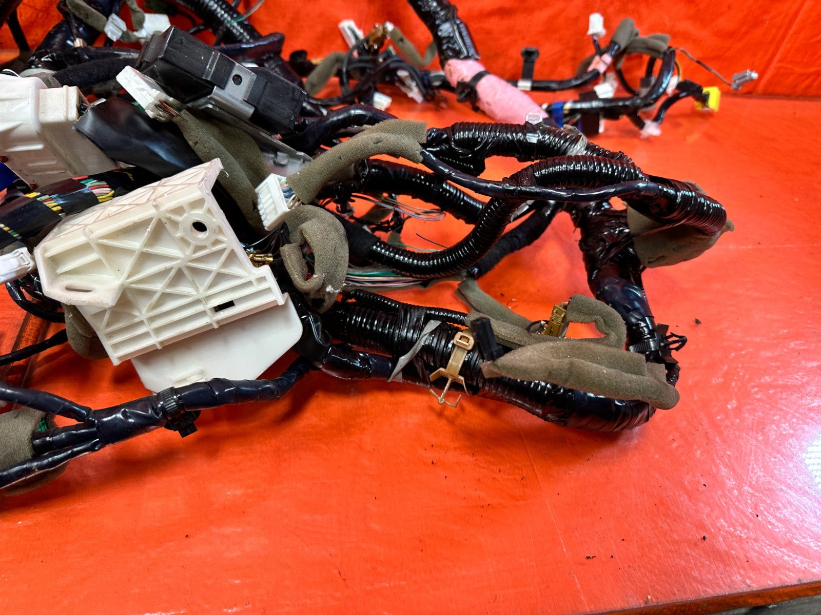 2017 INFINITI Q50 RED SPORT 400 INTERIOR DASHBOARD DASH WIRING WIRE HARNESS #31614