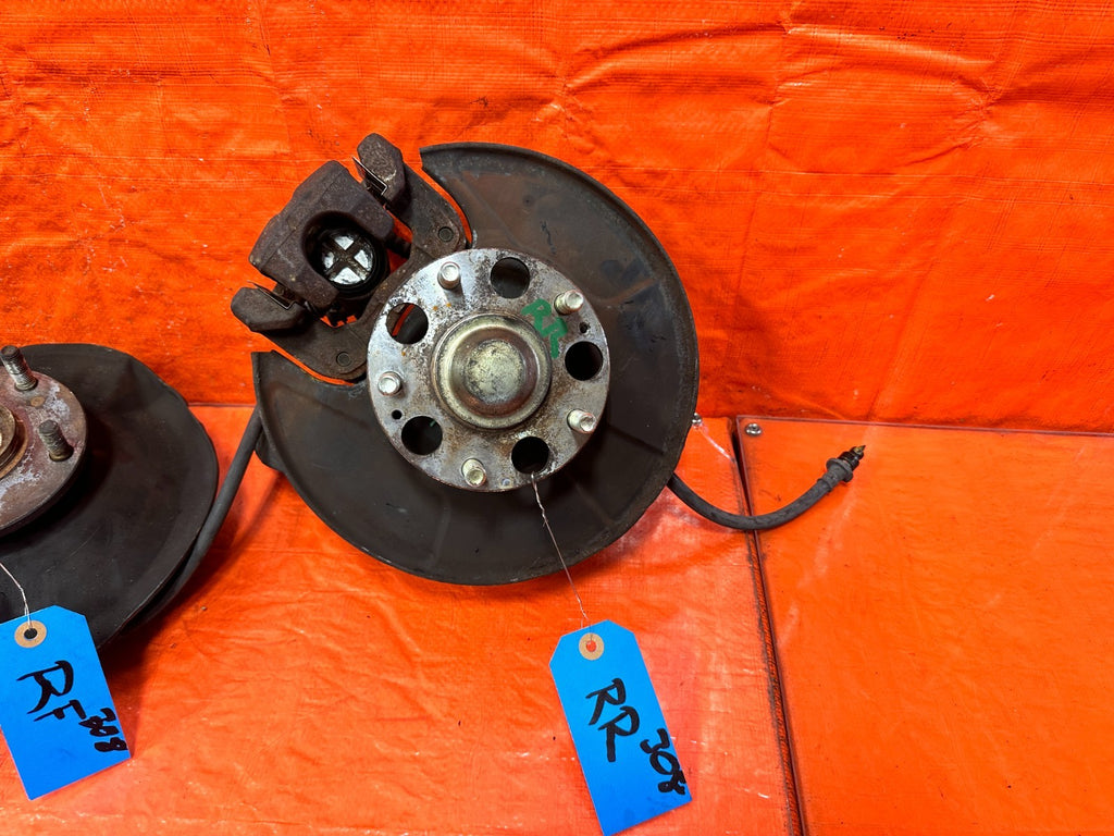 01 05 HONDA CIVIC 32MM EP3 5x114.3 5 LUG CONVERSION SPINDLES KNUCKLES HUBS OEM2
