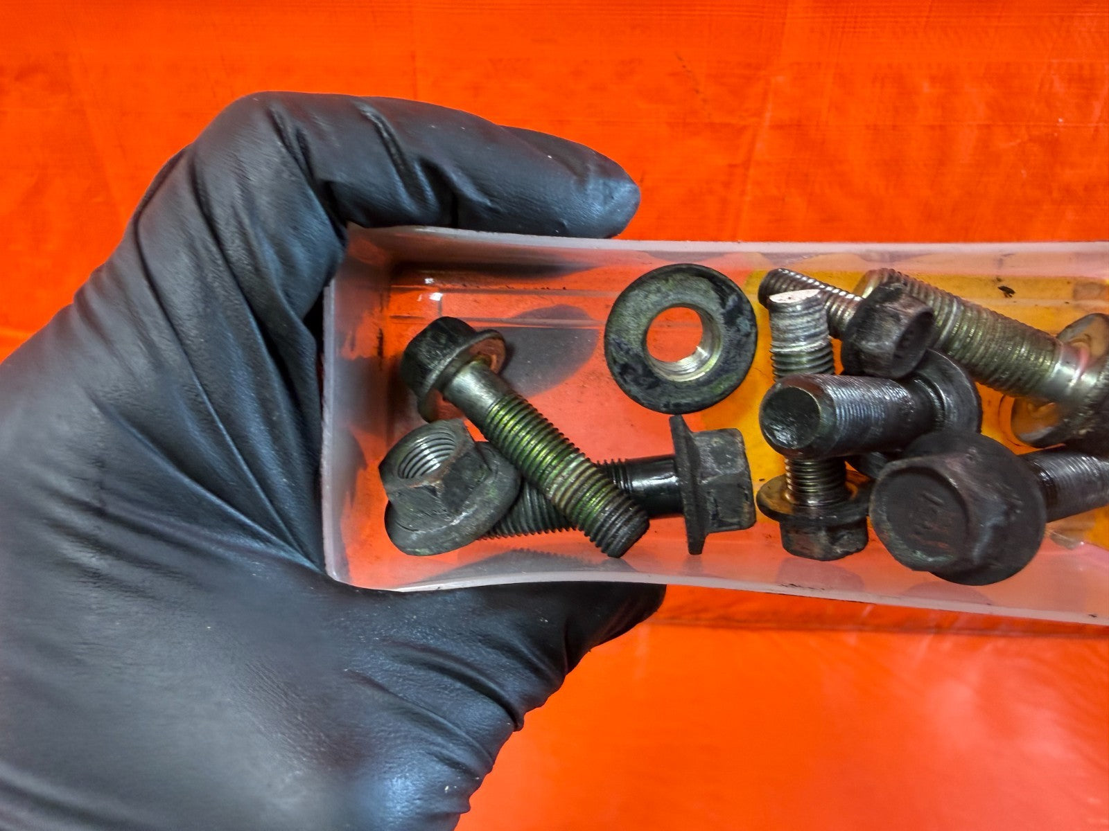 09 14 ACURA TSX   FRONT ENGINE MOTOR MOUNT BOLTS HARDWARE   OEM #3214