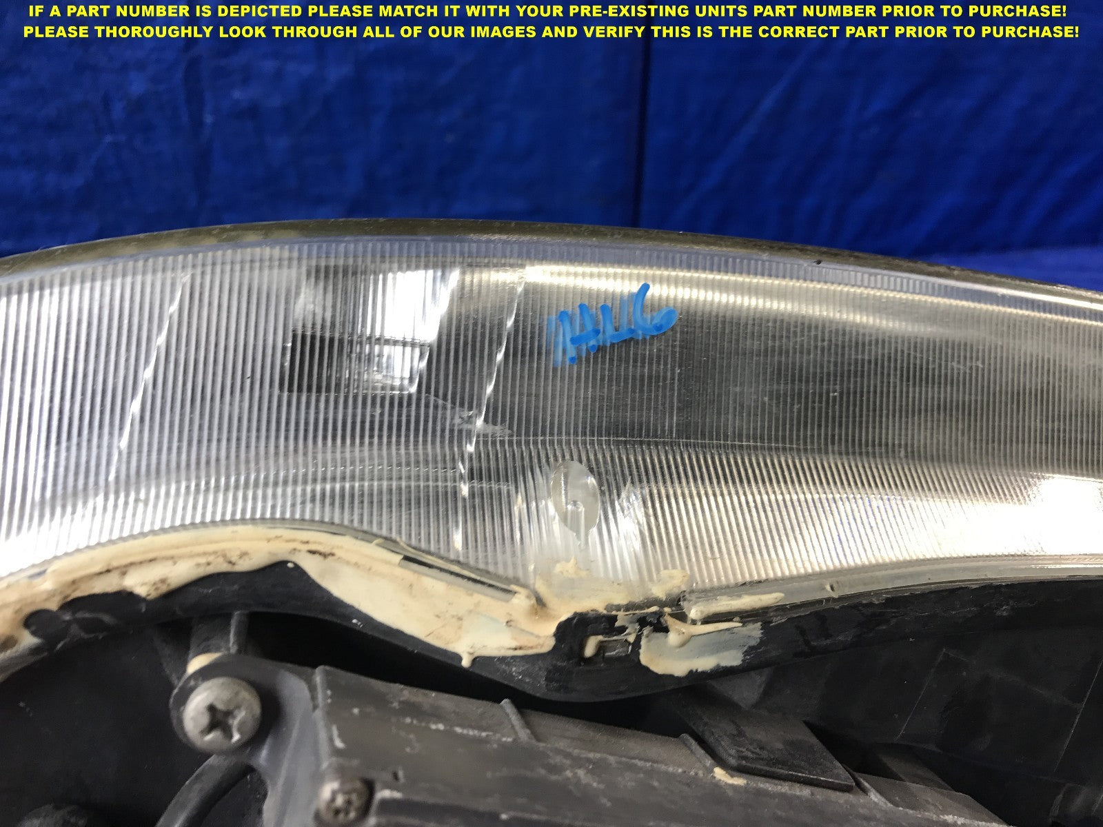 OEM 1999 2000 2001 99 00 01 ACURA TL PASSENGER RIGHT HEADLIGHT R RH  9