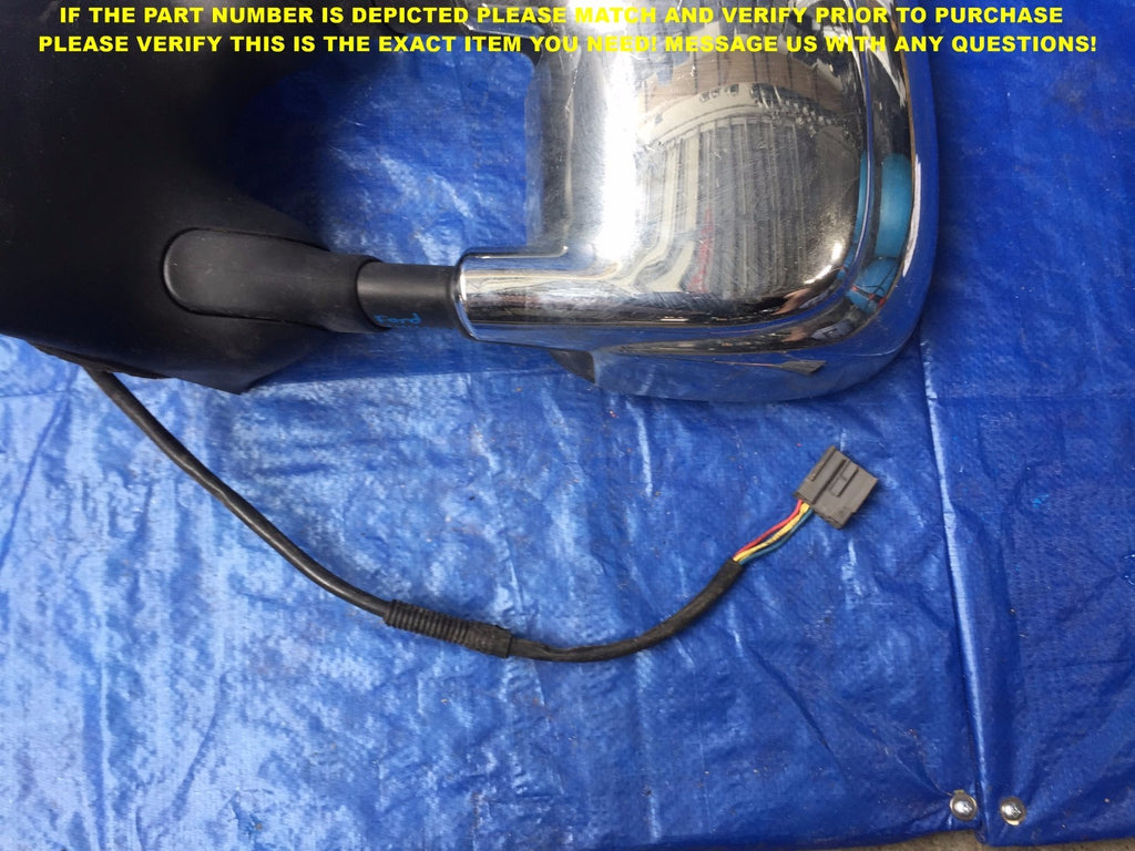 OEM 1999 2000 2001 2002 2003 2004 FORD F250 F350 DRIVER LEFT SIDE VIEW MIRROR #47
