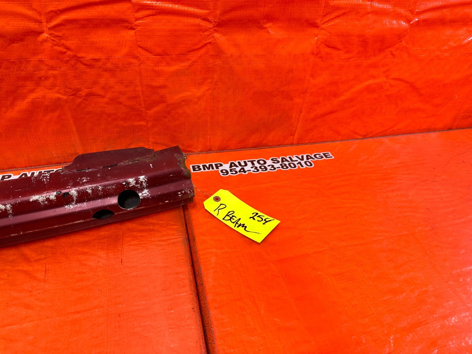 02 06 ACURA RSX   REAR CRASH BEAM REINFORCEMENT RE BAR   OEM FACTORY #2544