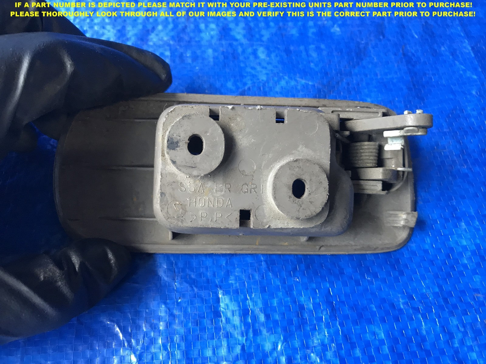OEM 2001 2002 2003 HONDA CIVIC 4D PASSENGER RIGHT FRONT INTERIOR DOOR HANDLE   1
