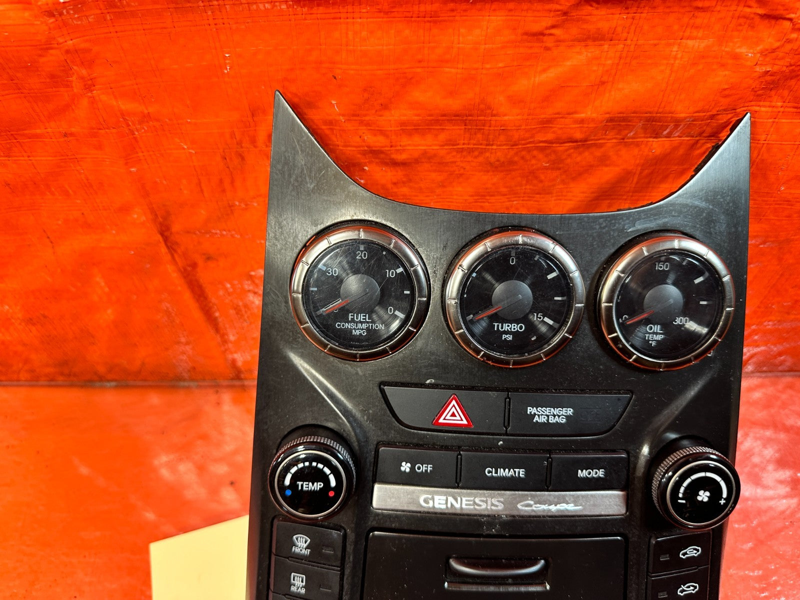 13 16 HYUNDAI GENESIS COUPE AC HEATER CLIMATE CONTROL OIL FUEL TORQUE GAUGE 3263