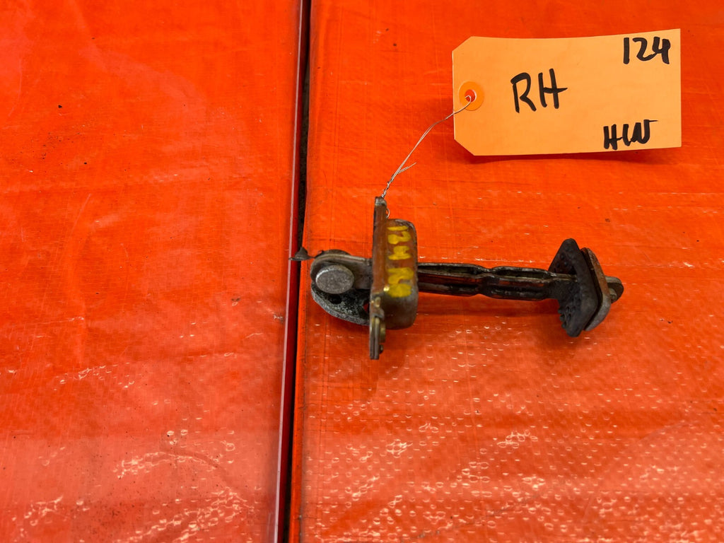 96 00 HONDA CIVIC COUPE & HATCH PASSENGER RIGHT DOOR CHECKER HINGE ARM OEM #1244