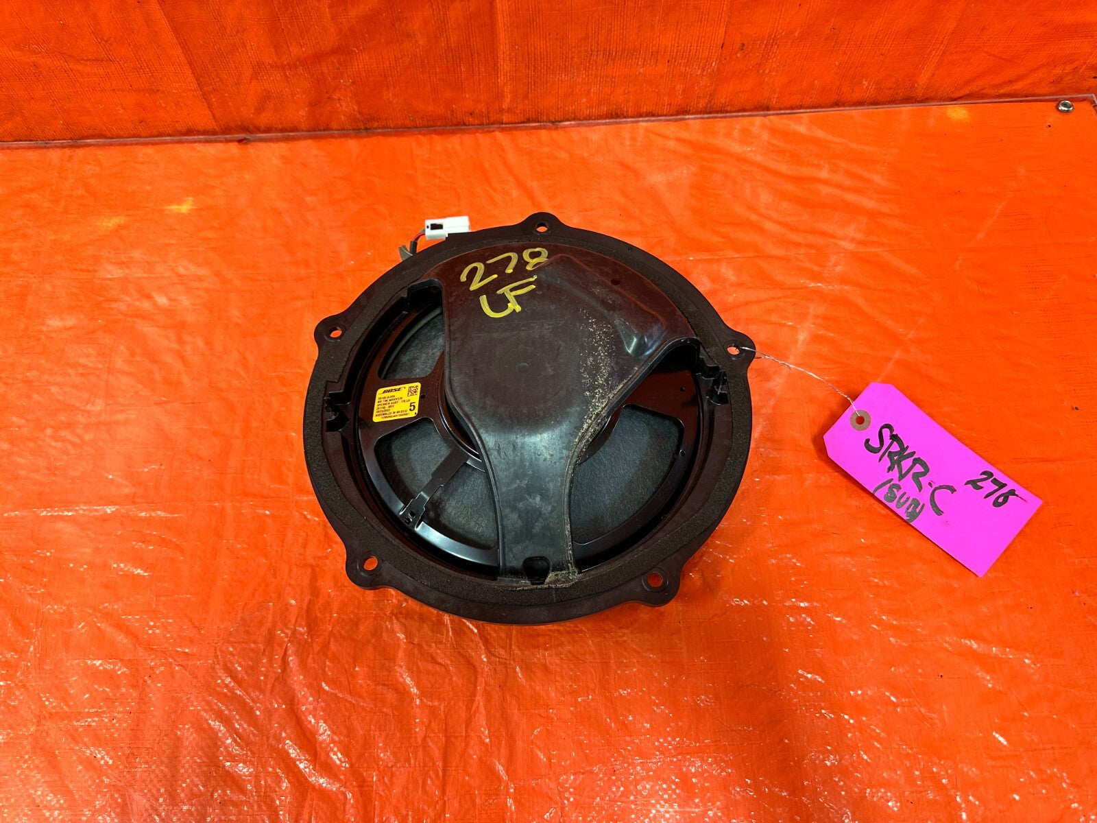 08 15 INFINITI G37 COUPE & CONVERTIBLE   LEFT FRONT   BOSE SPEAKER   OEM 2783