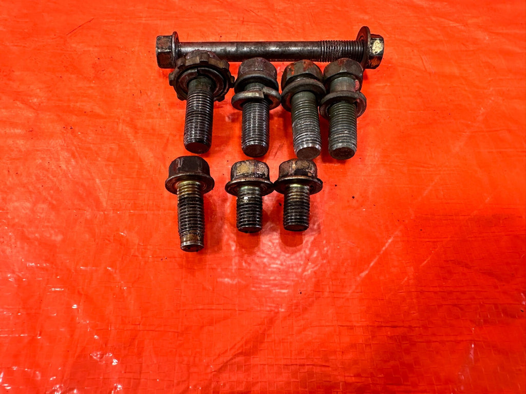 03 06 LANCER EVOLUTION VIII 8 EVO IX 9   REAR TRANSMISSION BRACKET BOLTS EVO94
