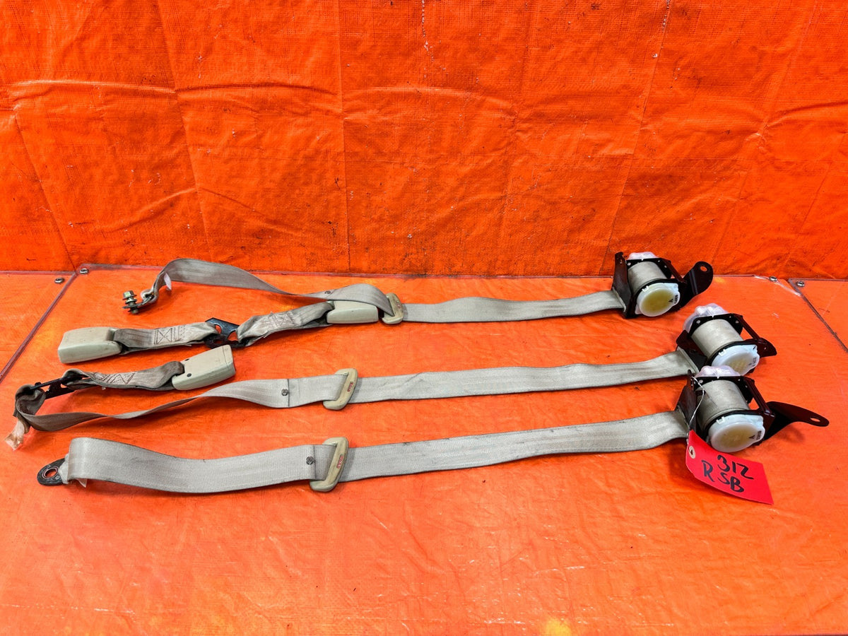 04-08 ACURA TSX - REAR SEAT BELT SET - LEFT & RIGHT SEAT BELTS - TAN - OEM #3120