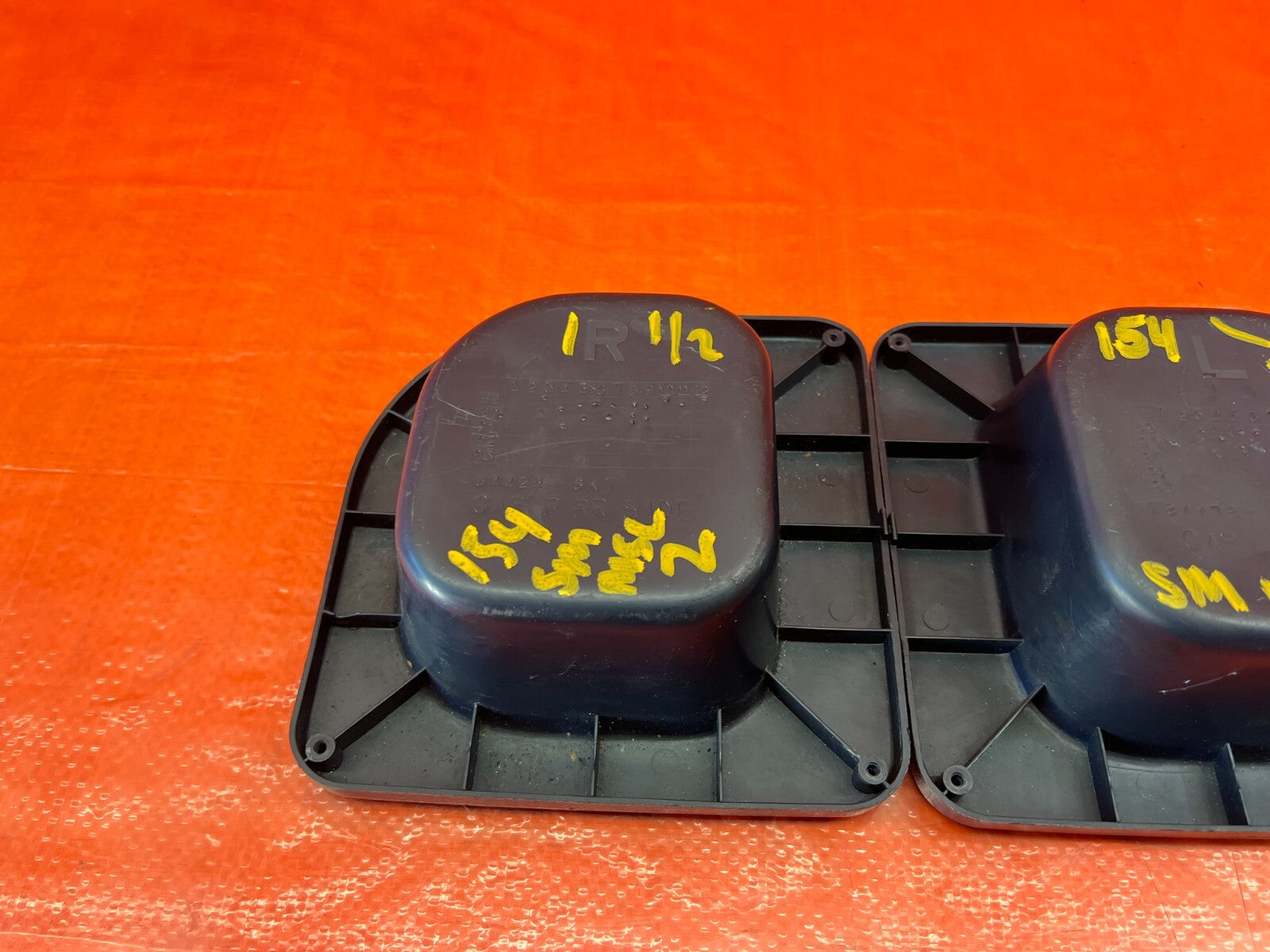 90 93 ACURA INTEGRA 2D RS   REAR SPEAKER PANEL DELETE PODS LEFT RIGHT BLUE #15412