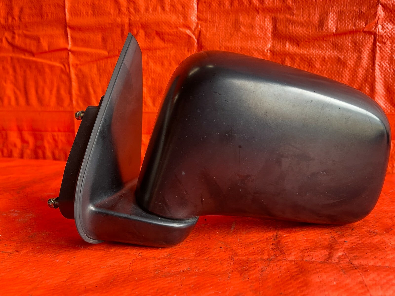 97 01 HONDA CR V   EXTERIOR SIDE VIEW MIRROR   DRIVER LEFT SIDE   BLACK   OEM 765