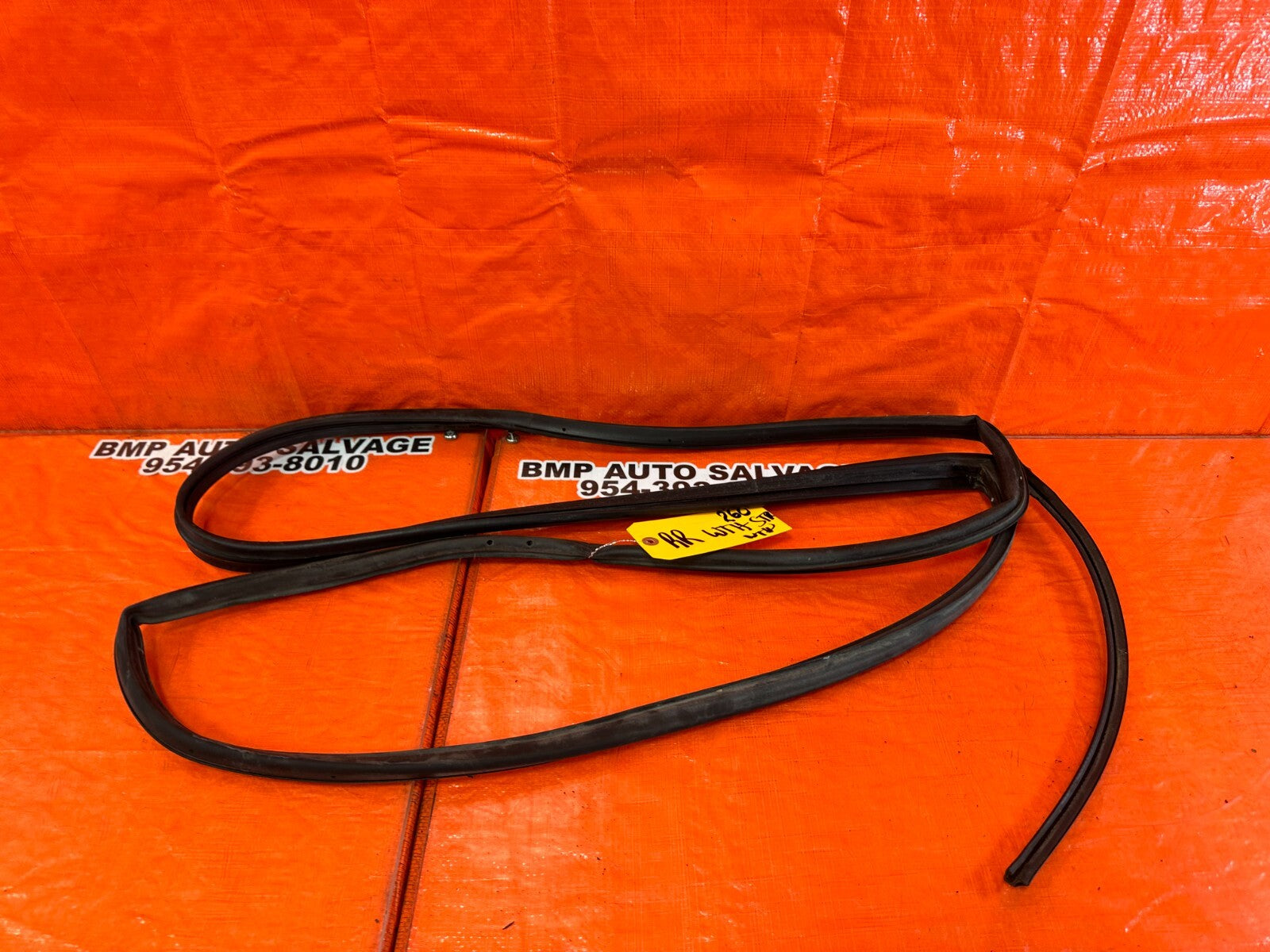 06 11 CIVIC 4D SEDAN   PASSENGER RIGHT REAR WEATHER STRIP SEAL GASKET OEM #2608