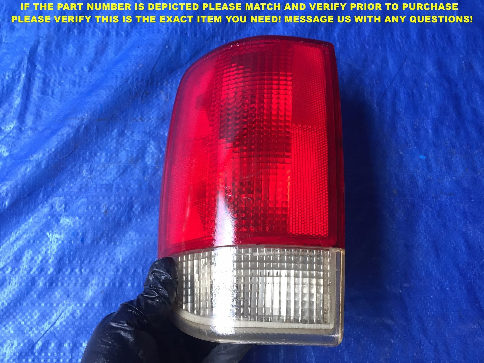 OEM 95 96 97 98 99 00 01 02 03 04 CHEVROLET BLAZER DRIVER LEFT TAIL LIGHT 3B4