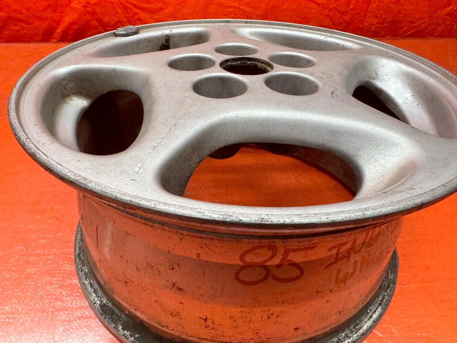 90 96 NISSAN 300ZX Z32 16" 5 SPOKE ALLOY WHEEL RIM OEM #854