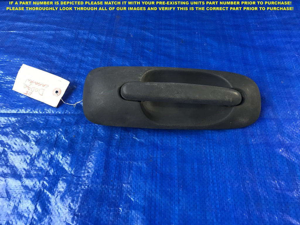 OEM 2001 01 DODGE CARAVAN PASSENGER RIGHT EXTERIOR DOOR HANDLE0