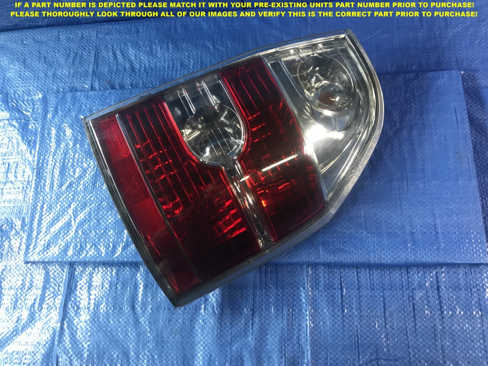 OEM 2004 2005 2006 ACURA MDX PASSENGER RIGHT TAIL LIGHT LAMP R RH4