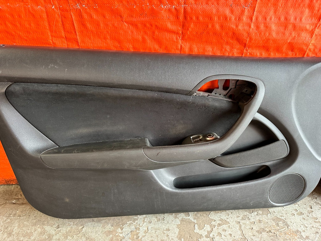 02 06 ACURA RSX   LEFT AND RIGHT BLACK DOOR PANELS W/ SUEDE INSERT   OEM FACTORY10