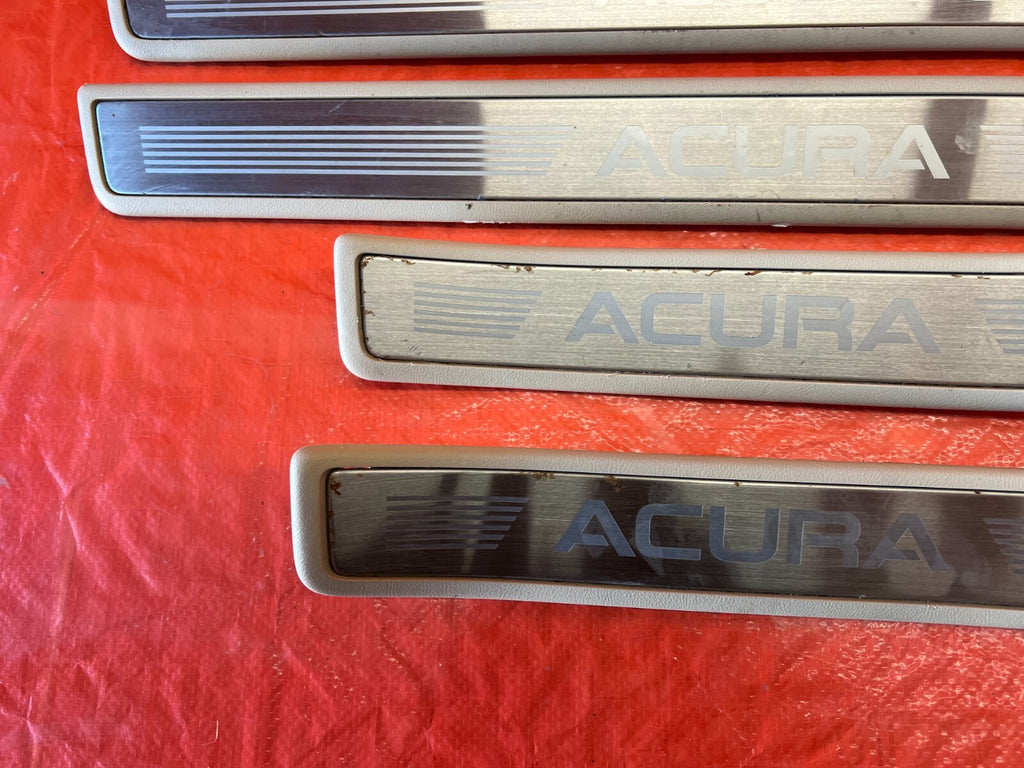 09 14 ACURA TSX   FLOOR PILLAR SCUFF PLATE SET LEFT RIGHT FRONT REAR   OEM #1587