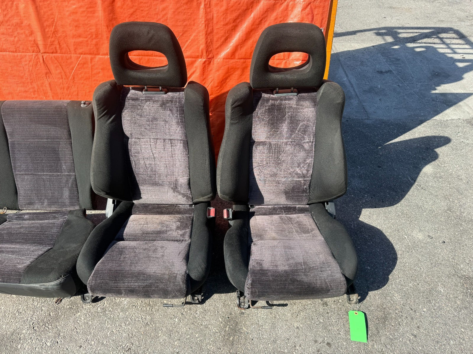 88 91  HONDA CIVIC EF HATCHBACK SI FRONT & REAR SEATS   OEM FACTORY GENUINE 3252