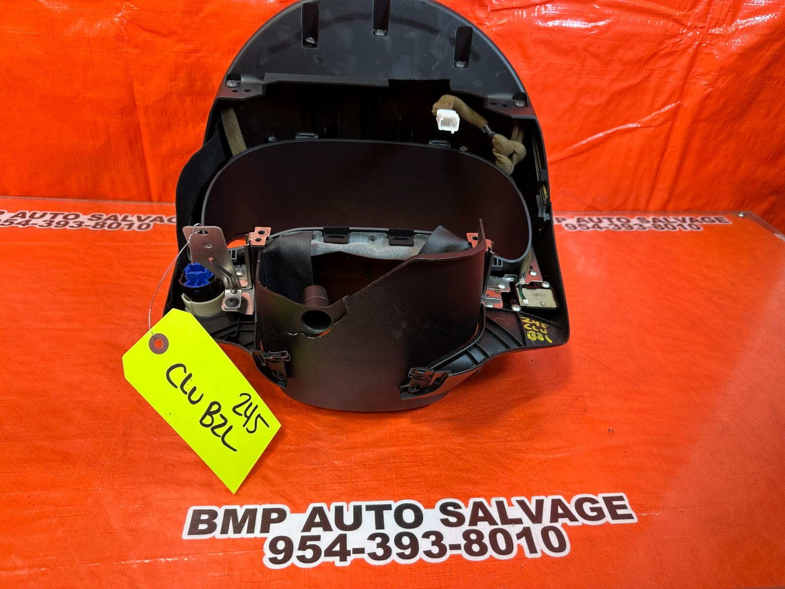 2015 INFINITI G37 Q60 COUPE STEERING COLUMN COVER W/ CLUSTER BEZZEL DAMAGE 24517