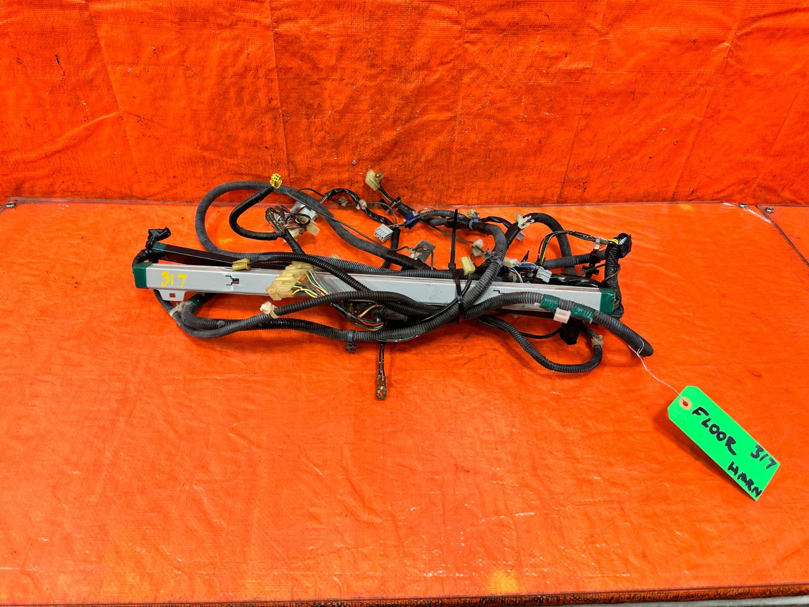 90 91 HONDA CIVIC HATCHBACK   INTERIOR FLOOR WIRING HARNESS WIRE LOOM   OEM 3170