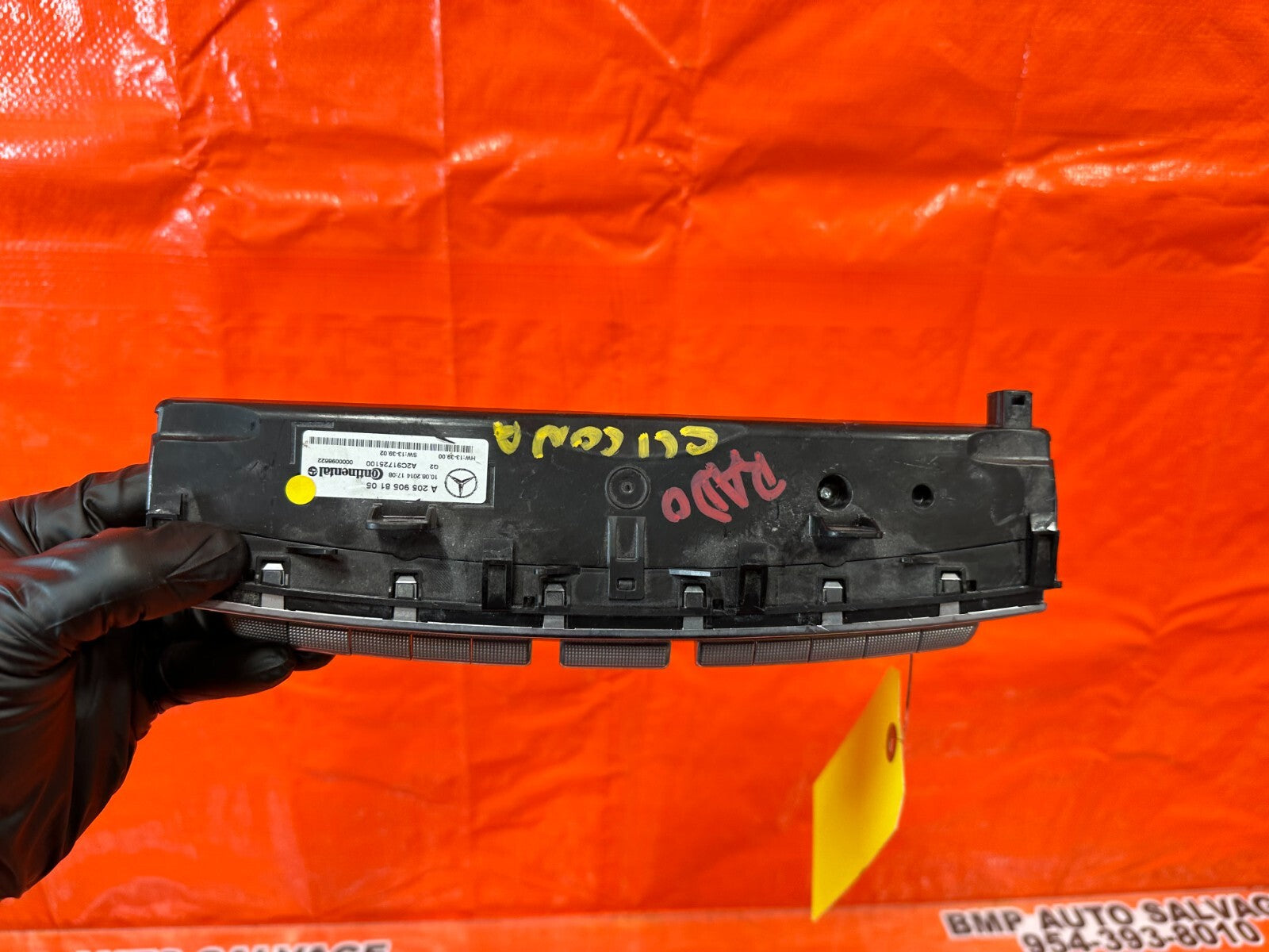 MERCEDES BENZ C CLASS W205 AIR CONDITIONING AC HEATER CLIMATE CONTROL A2059058107