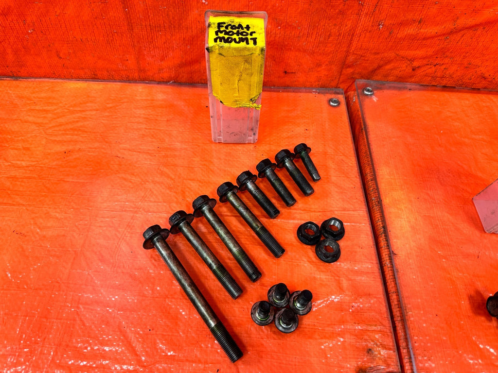 04 08 ACURA TSX   K24A2   FRONT ENGINE MOTOR MOUNT BOLTS HARDWARE   OEM #3220