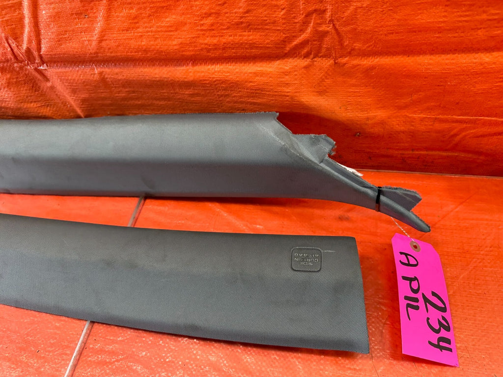 04 08 ACURA TL   LEFT AND RIGHT INTERIOR A PILLARS   MOONLAKE GRAY COLOR OEM 2342