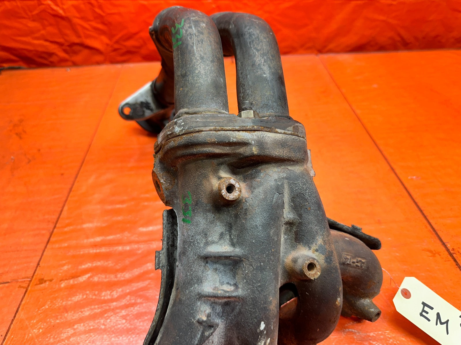 94 01 ACURA INTEGRA 1.8L B18B1 EXHAUST MANIFOLD UPPER LOWER OEM #3315