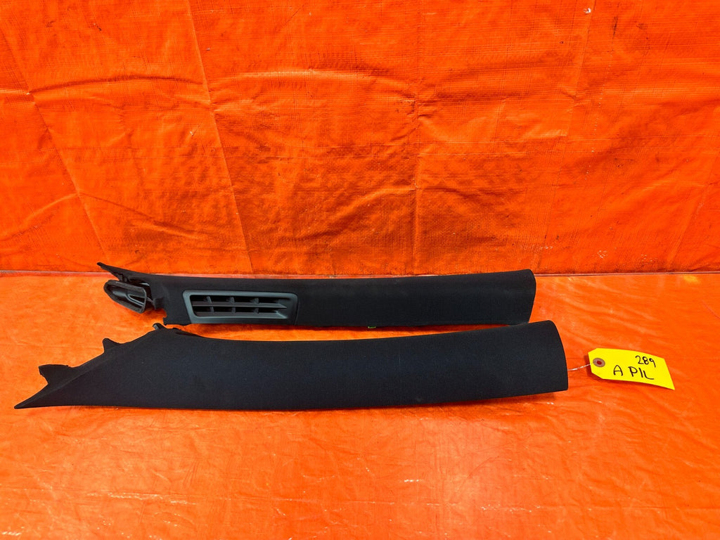 17 20 INFINITI Q60   LEFT & RIGHT A PILLARS   BLACK   OEM FACTORY #2890