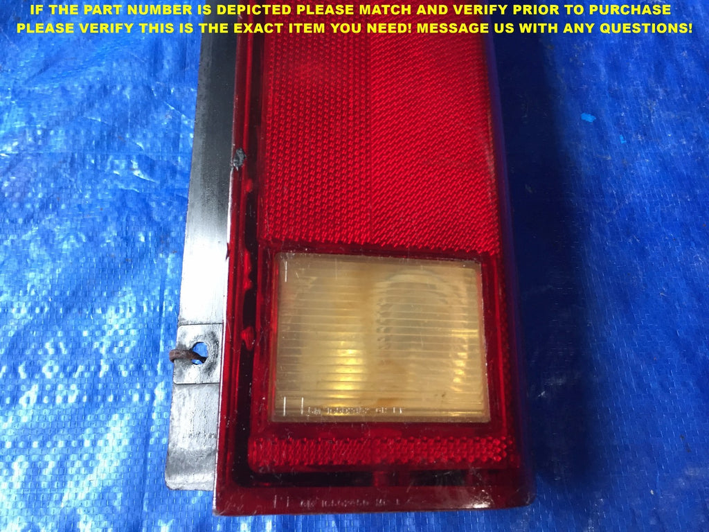 OEM 1985   2005 CHEVROLET CHEVY ASTROVAN PASSENGER RIGHT TAIL LIGHT 6B1