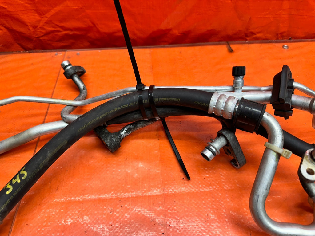 14-15 INFINITI Q50 3.7L AWD A/C AIR CONDITIONING REFRIGERANT HOSES LINES SET #348