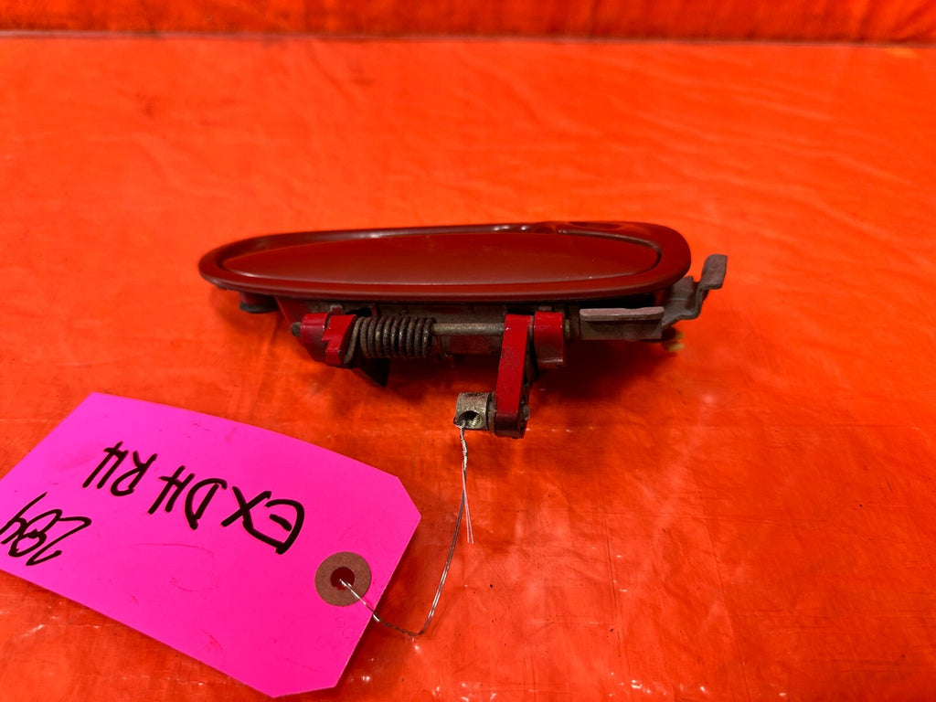 96 00 HONDA CIVIC   PASSENGER RIGHT EXTERIOR DOOR HANDLE   W/ BRACKET   OEM #2842