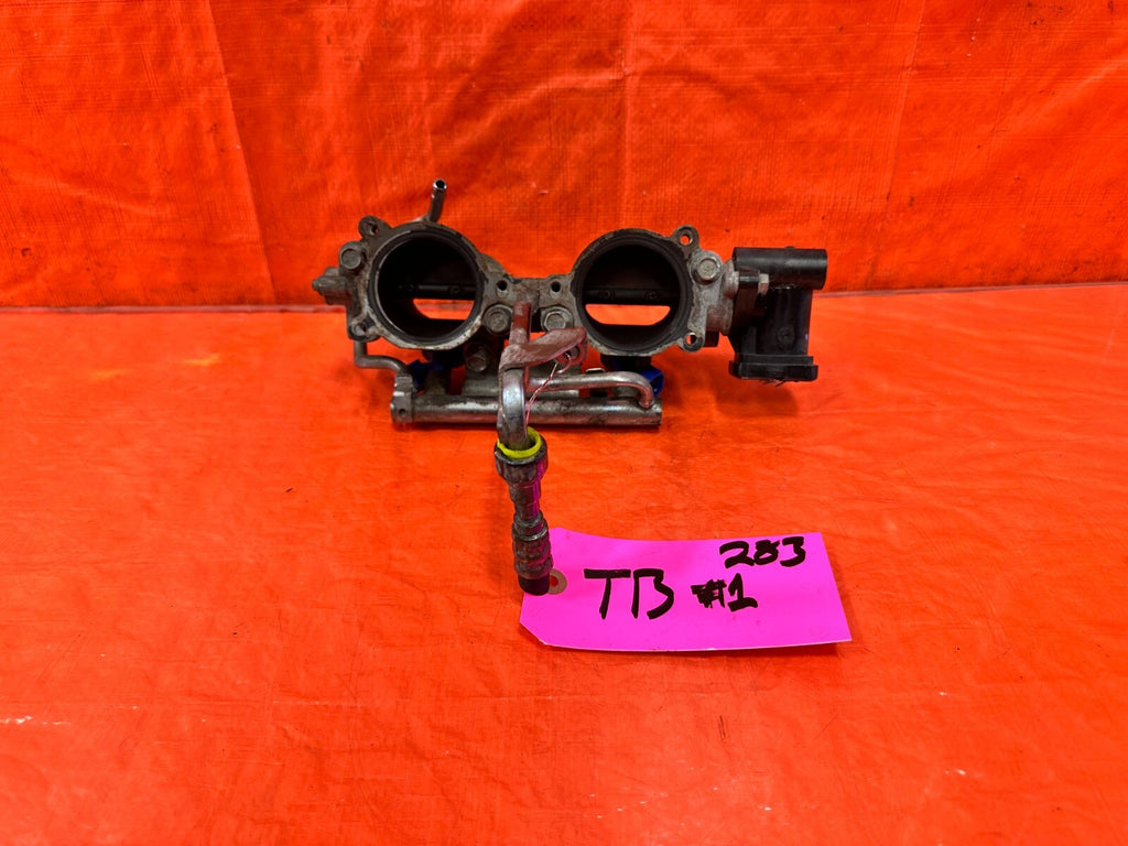 08 14 SUBARU IMPREZA WRX STI   EJ257 FUEL RAIL W/ THROTTLE BODY INJECOTRS BASE4