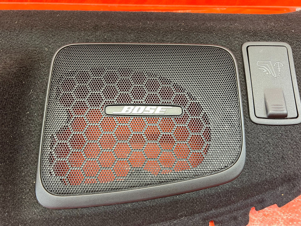 08 15 INFINITI G37 Q60 COUPE REAR SPEAKER COVER TRAY TRUNK LINING LINER TRIM 16910
