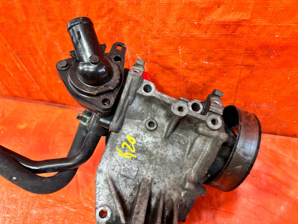 02 06 ACURA RSX K20A2 K20A3 WATER PUMP HOUSING W/ COOLANT NECK & THERMOSTAT OEM6