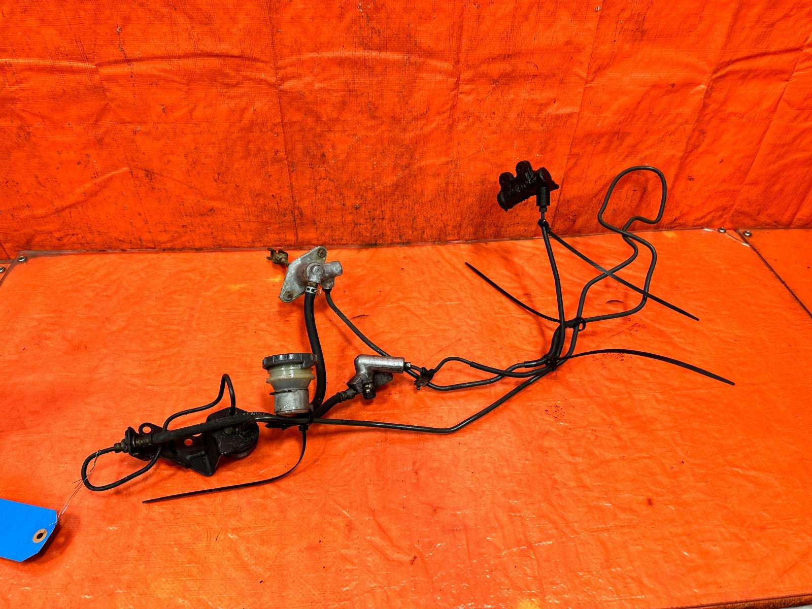 97 01 HONDA PRELUDE   CLUTCH MASTER CYLINDER W/ LINE   OEM FACTORY #32322