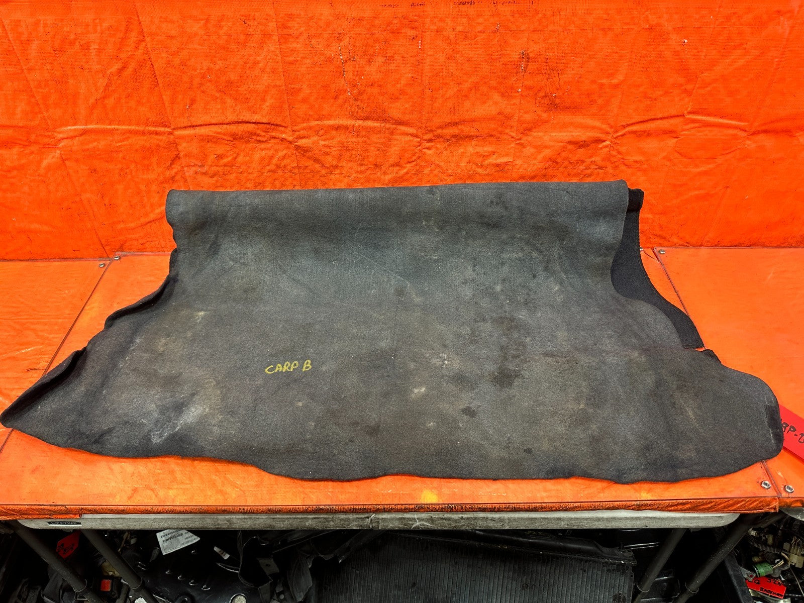 90 91 HONDA CIVIC HATCH REAR TRUNK CARGO AREA TRUNK LINER MAT CARPET OEM #32513