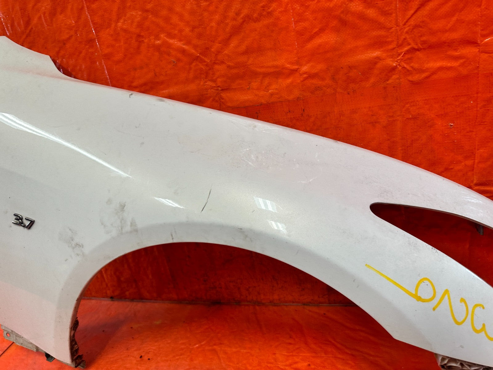 08 15 INFINITI G37 Q60 COUPE CONVERTIBLE RIGHT PASSENGER FRONT FENDER #3296