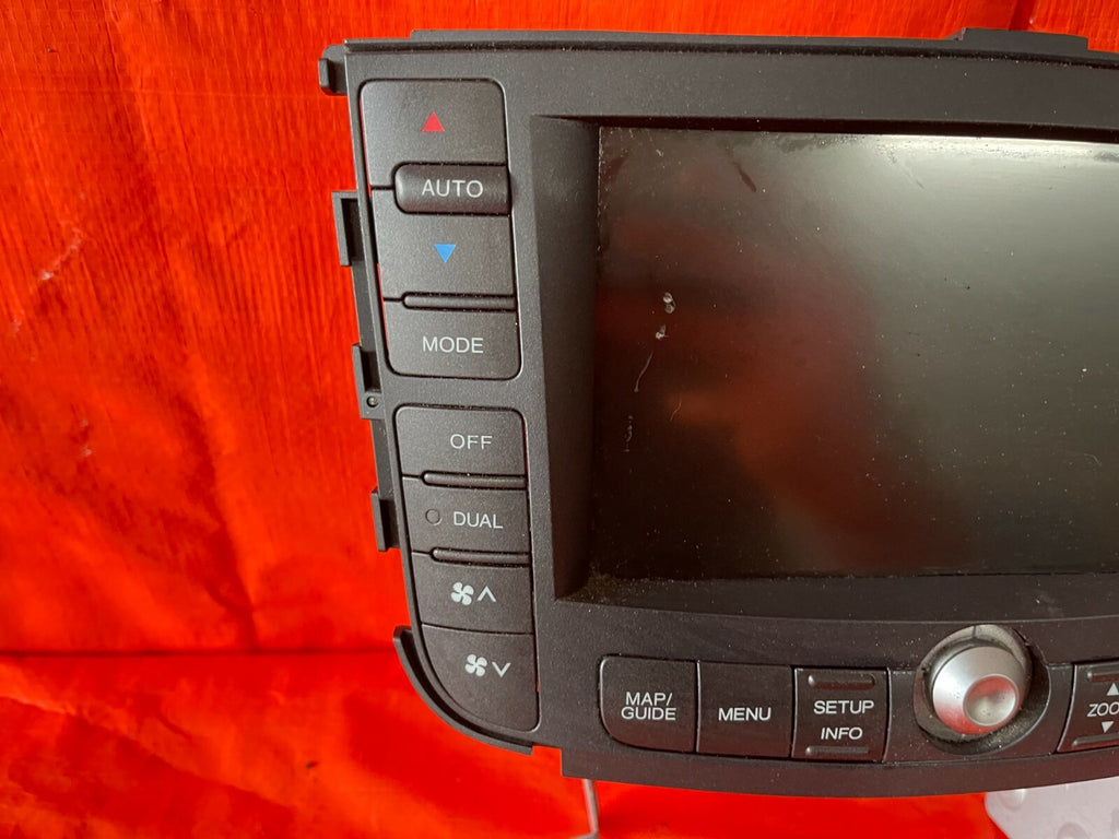 07 08 ACURA TL   INFORMATION DISPLAY SCREEN    THERE IS A SCRATCH ON SCREEN  6