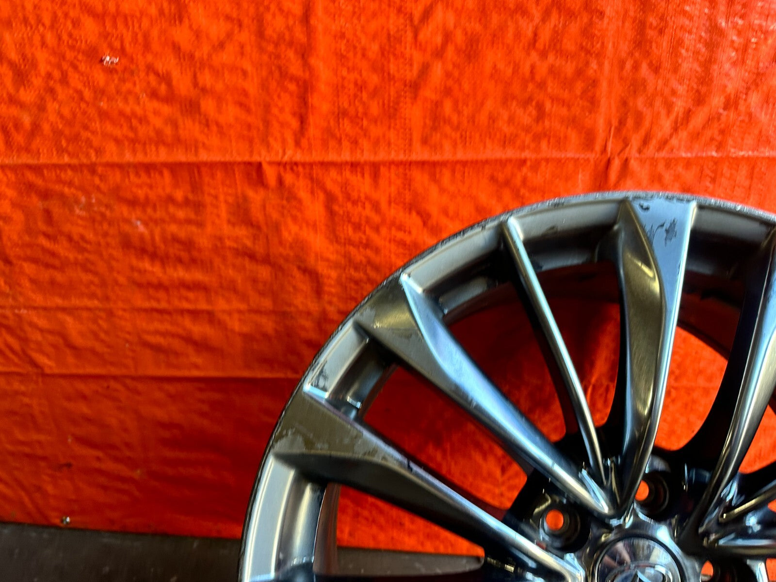 08 15 INFINITI G37 Q60 15 SPOKE ENKEI MODEL FRONT WHEEL RIM   OEM FACTORY 278 16