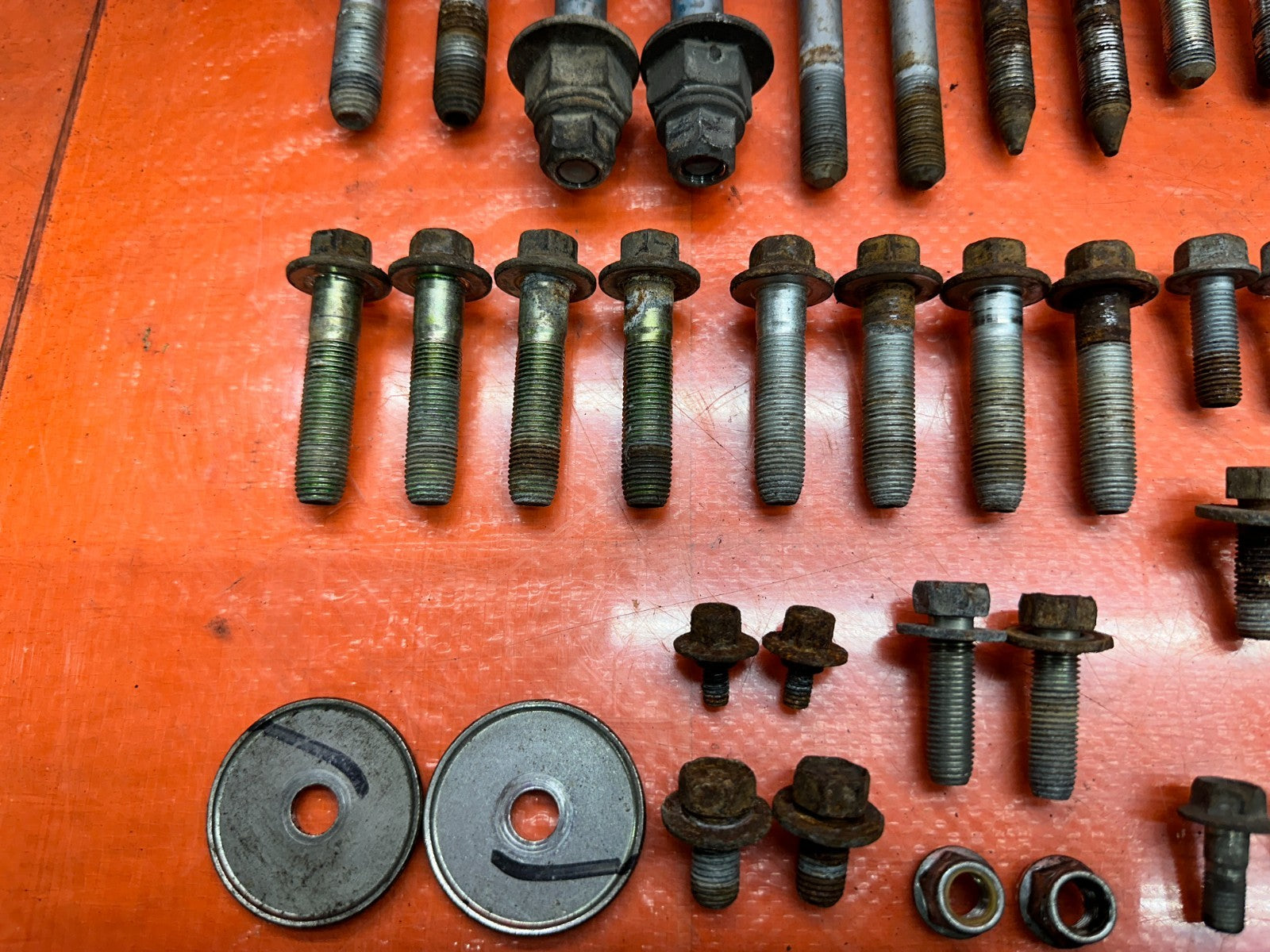13 15 HONDA CIVIC SI 2.4L REAR TRAILING ARM MOUNTING BOLTS HARDWARE SET OEM 3348