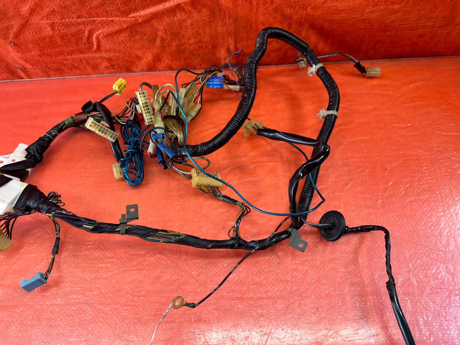 1989 89 HONDA CRX DX MANUAL INSTRUMENT GAUGE CLUSTER WIRING HARNESS WIRE LOOM 435