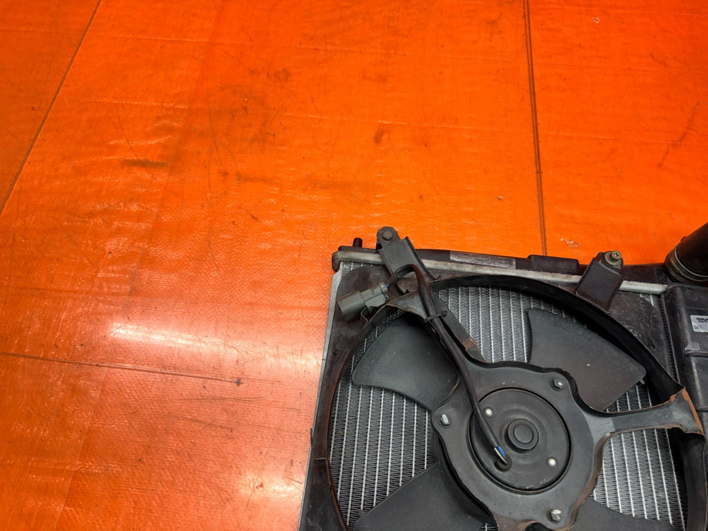97 01 HONDA PRELUDE 2.2L MT MANUAL ENGINE COOLING RADIATOR WITH FANS HOSES #33613
