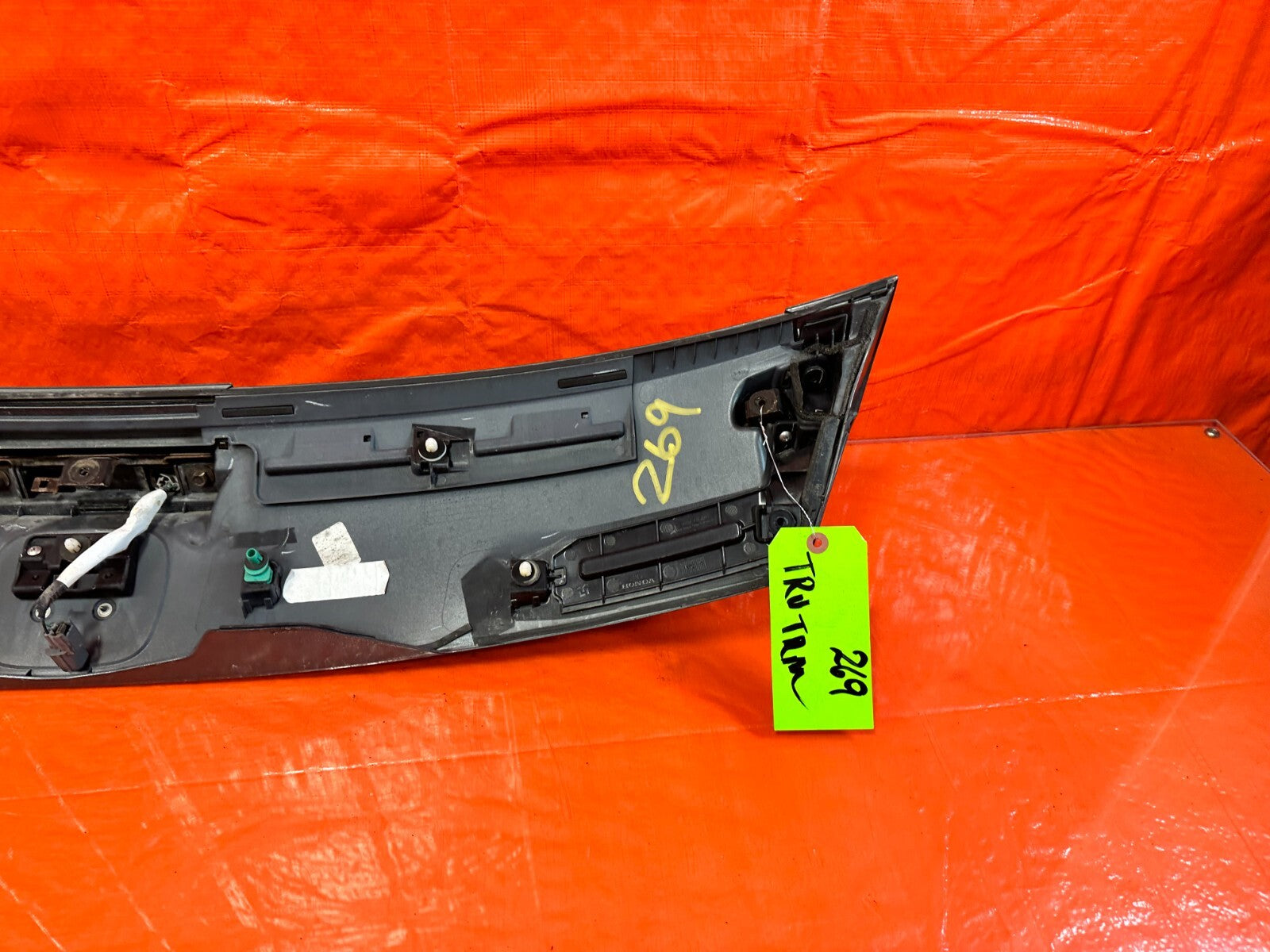 2013 13 HONDA CIVIC SI 2D COUPE   REAR TRUNK SPOILER W/ 3RD BRAKE LIGHT OEM 26916