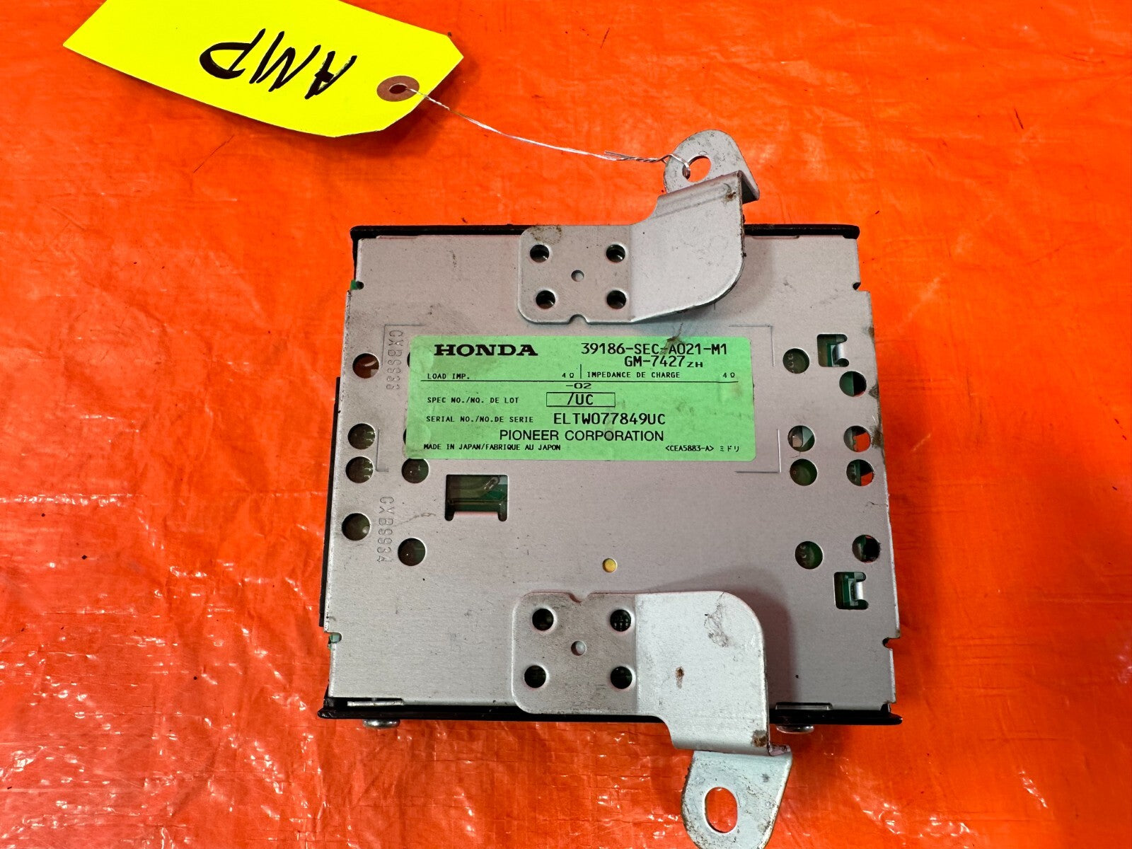 04 08 ACURA TSX   AUDIO AMPLIFIER AMP   OEM FACTORY #2755