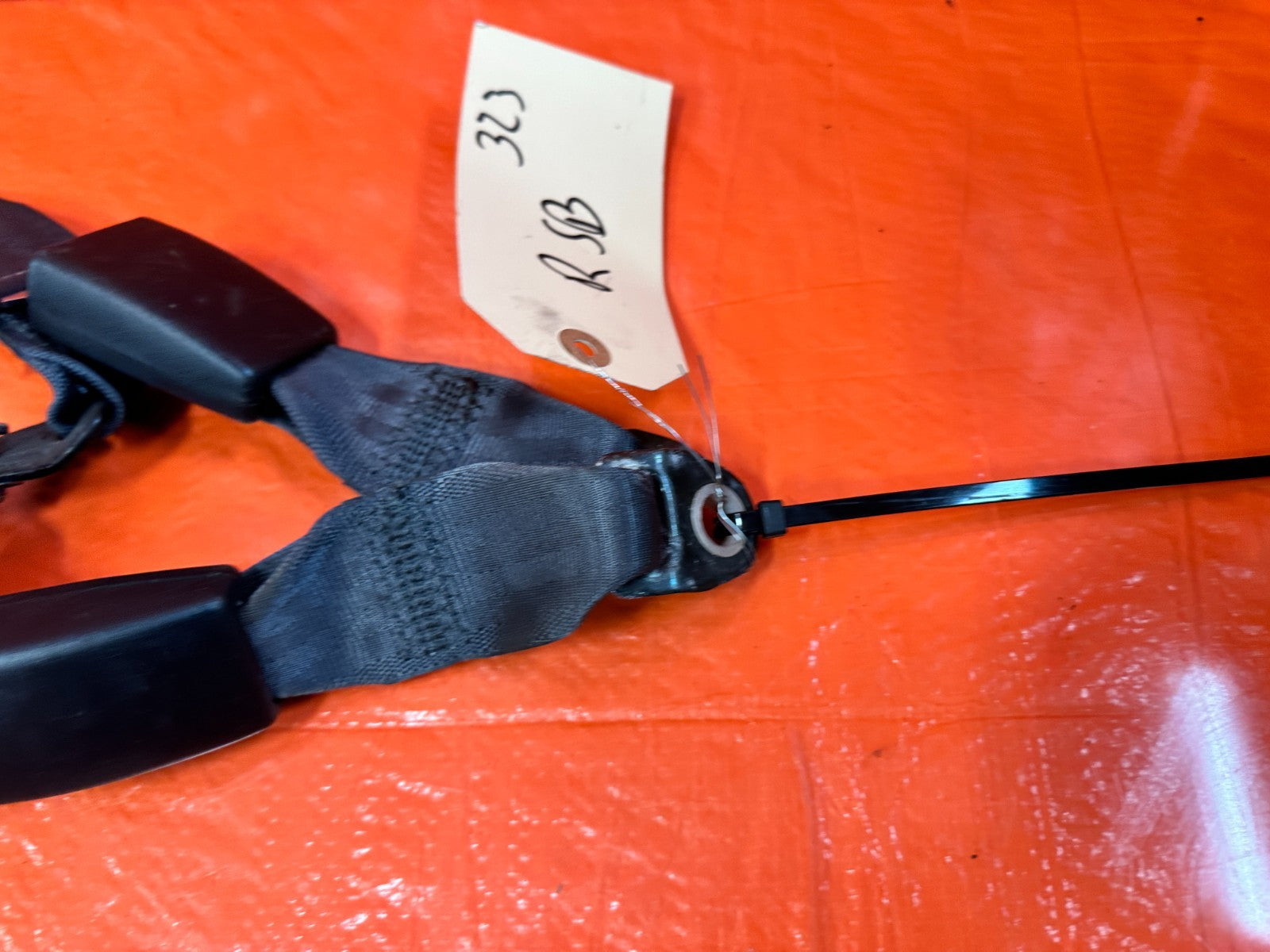 97 01 HONDA PRELUDE   REAR SEAT BELT SET   LEFT & RIGHT SEAT BELTS   OEM #3236