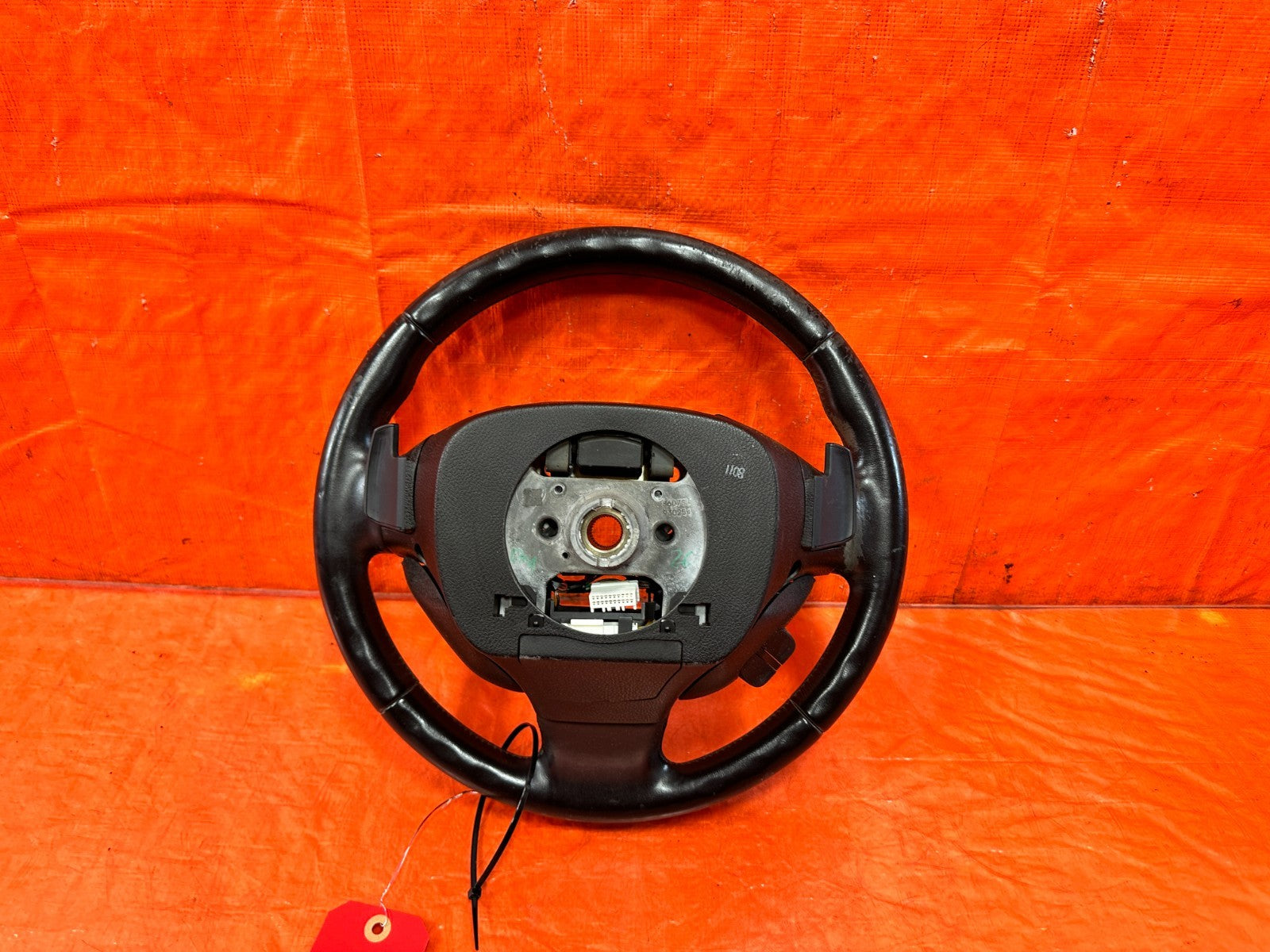 09 14 ACURA TSX   STEERING WHEEL   BLACK LEATHER WRAP   OEM FACTORY #3057